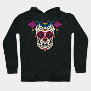 Sugar Skull in color - Day of the dead Hoodie